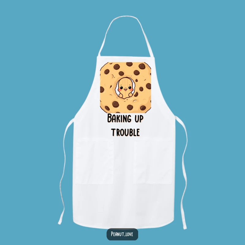 Funny Baker's Secret Apron, Peanut Cookie Hideout, Humorous Kitchen Gift