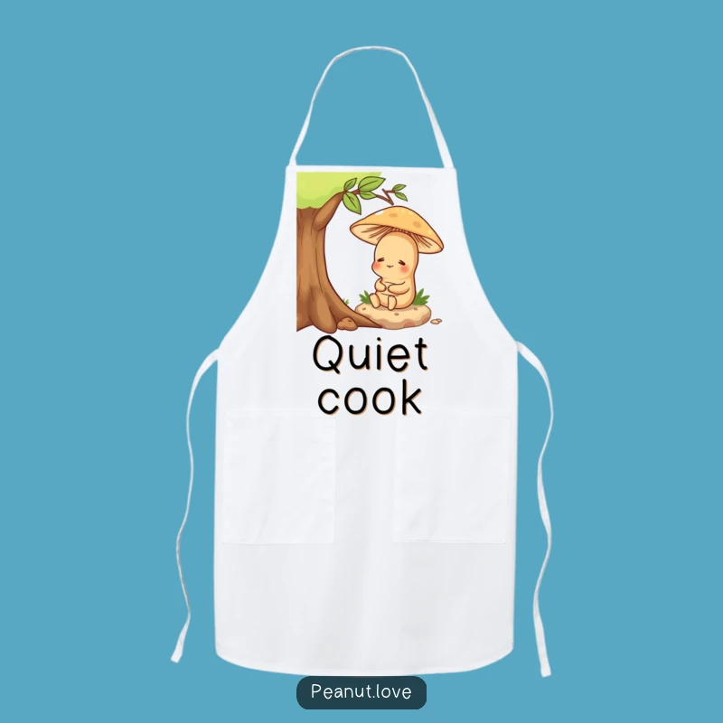 Funny Contented Peanut Apron - Cook with Calm and Humor!