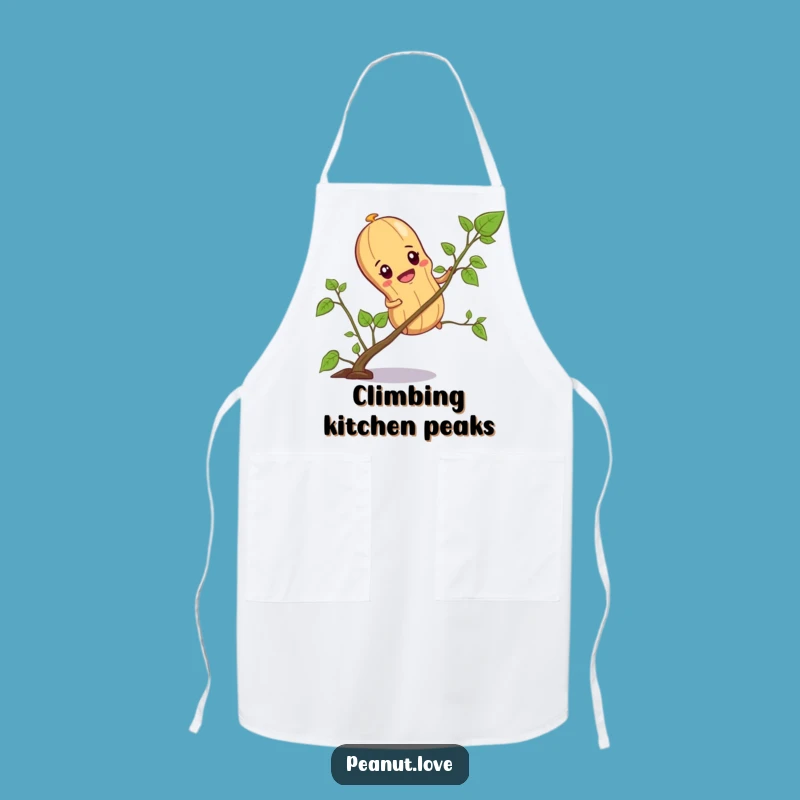 Funny Determined Peanut Apron: Hilarious Kitchenware for Ambitious Cooks