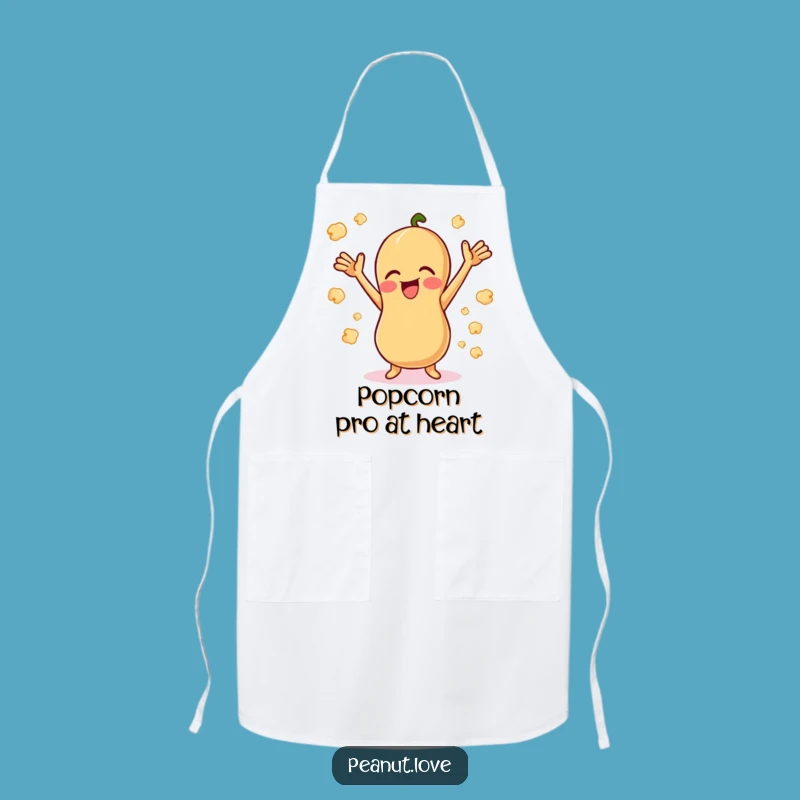 Funny Giggling Peanut Apron - Chef's Snack Cartoon Kitchen Gift