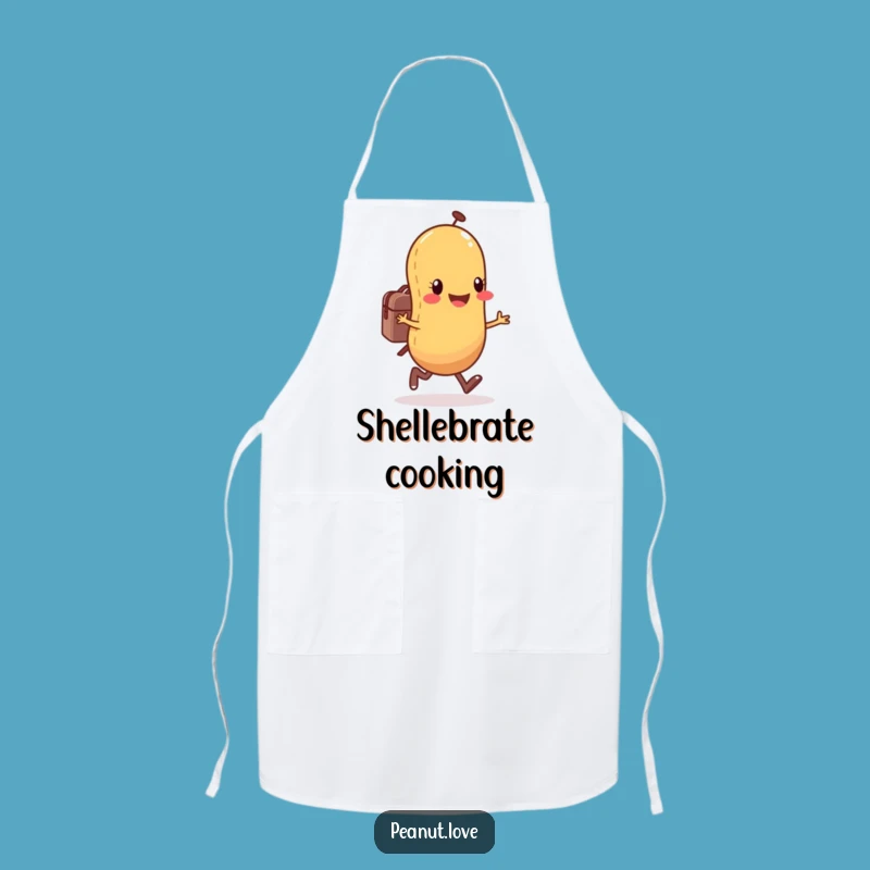 Funny Peanut Skips Apron - Happy Character Kitchen Adventure Wear