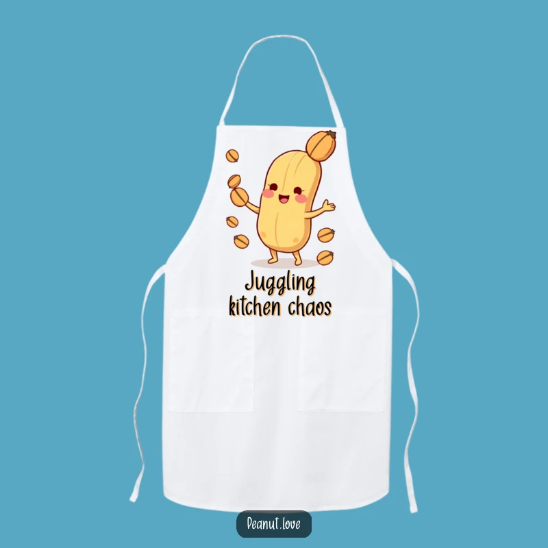 Funny Playful Peanut Apron: Nut Juggling Fun, Perfect Joyful Gift