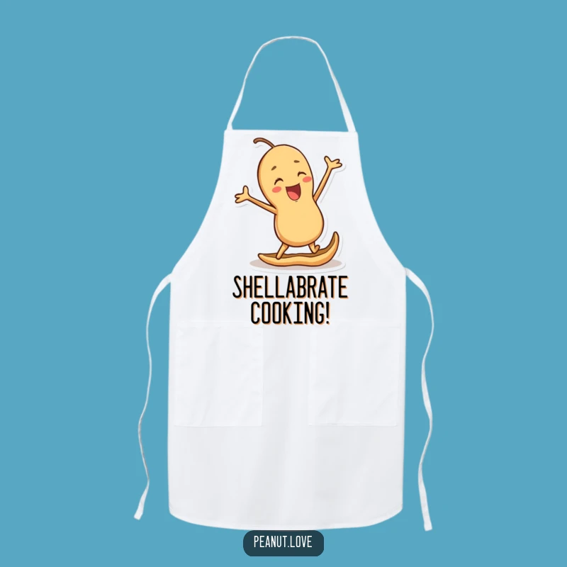 Funny Joyful Peanut Apron: Hilarious Kitchenware for Cheerful Cooks
