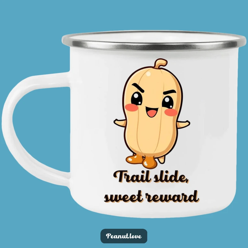 Adventure Fuel Funny Camping Mug - Caramel Peanut