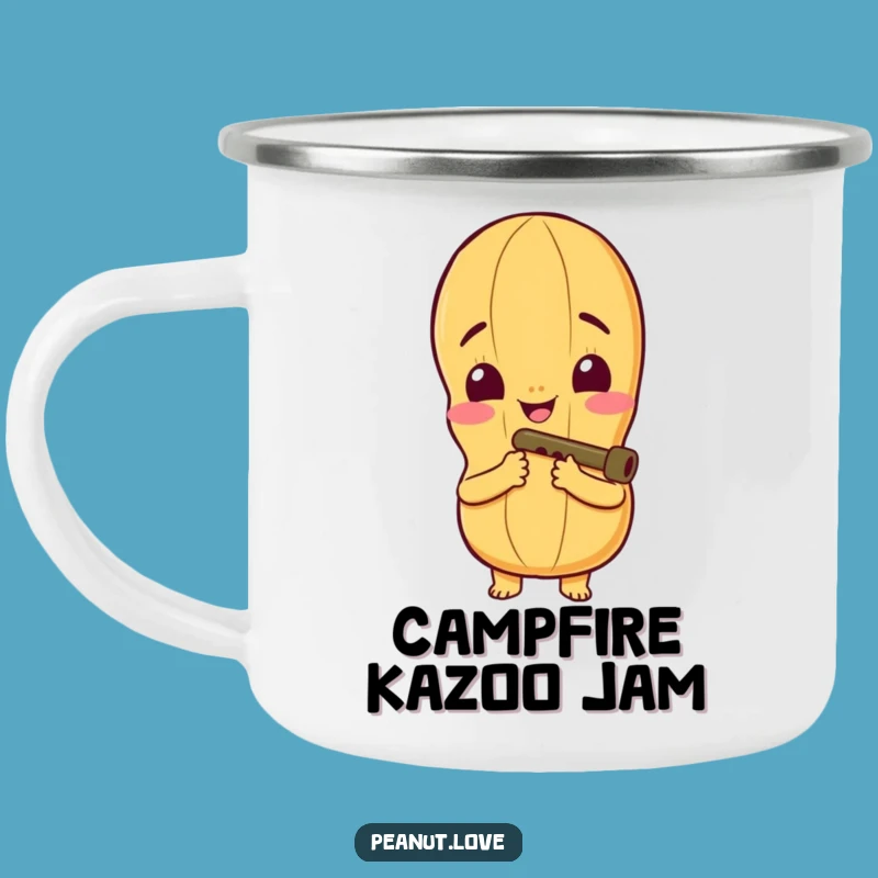 Campfire Tunes Funny Camping Mug - Peanut Kazoo