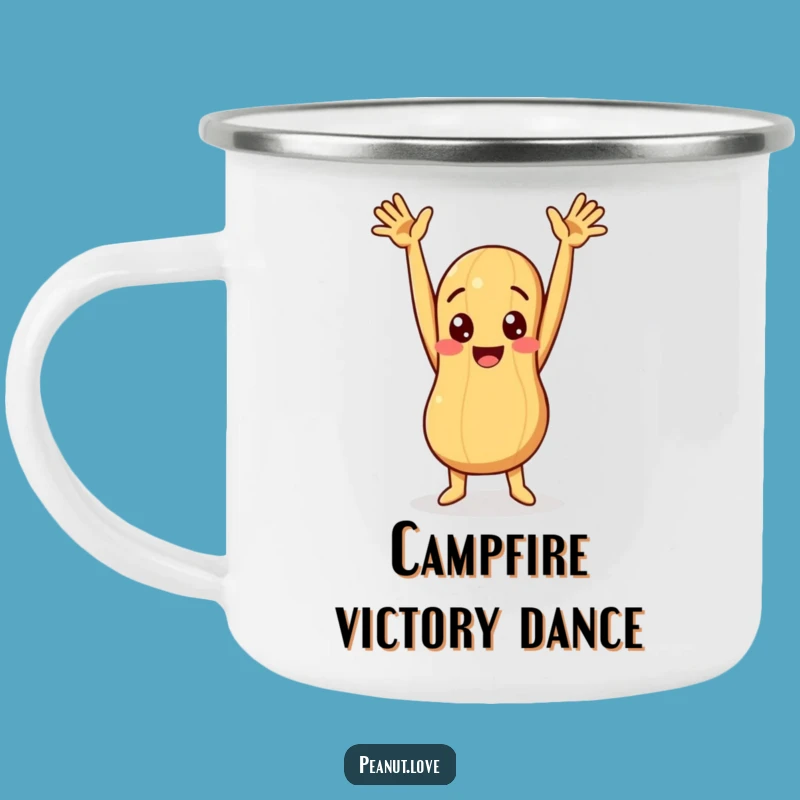 Funny Peanut Celebration Camping Mug: Outdoor Cheer Cup