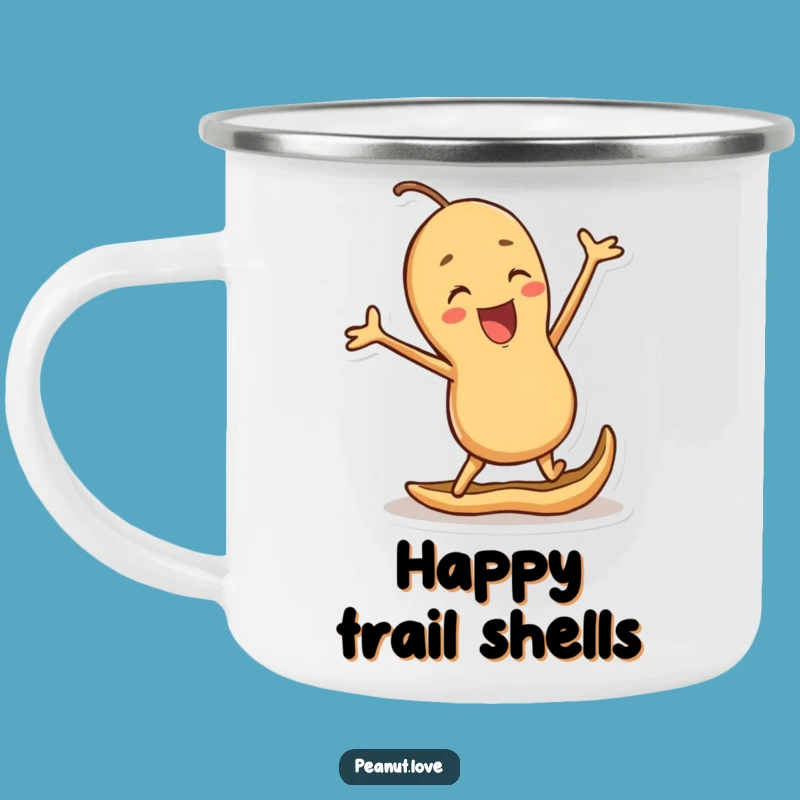 Funny Joyful Peanut Camping Mug: Hilarious Drinkware for Happy Campers