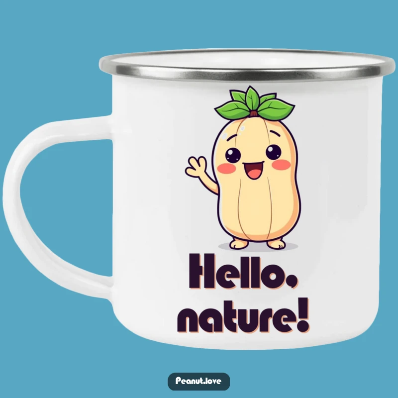 Funny Friendly Peanut Camping Mug - Hilarious Drinkware for Happy Campers