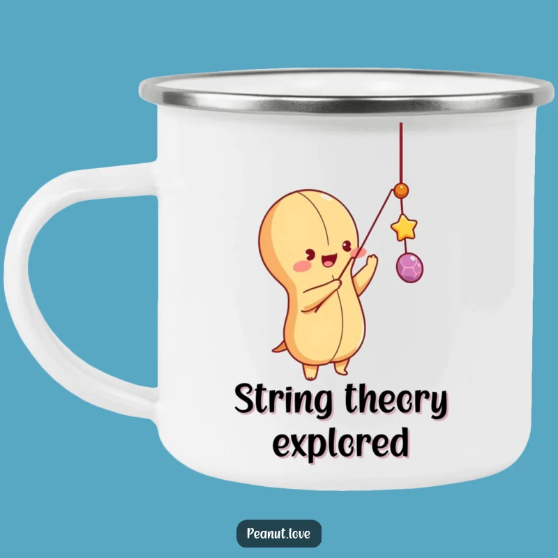 Funny Playful Peanut Camping Mug: Outdoor Play Humor, Rugged Funny Gift