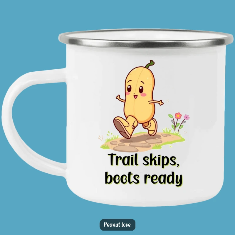 Funny Peanut Boots Camping Mug: Your Hilarious Companion for Outdoor Fun
