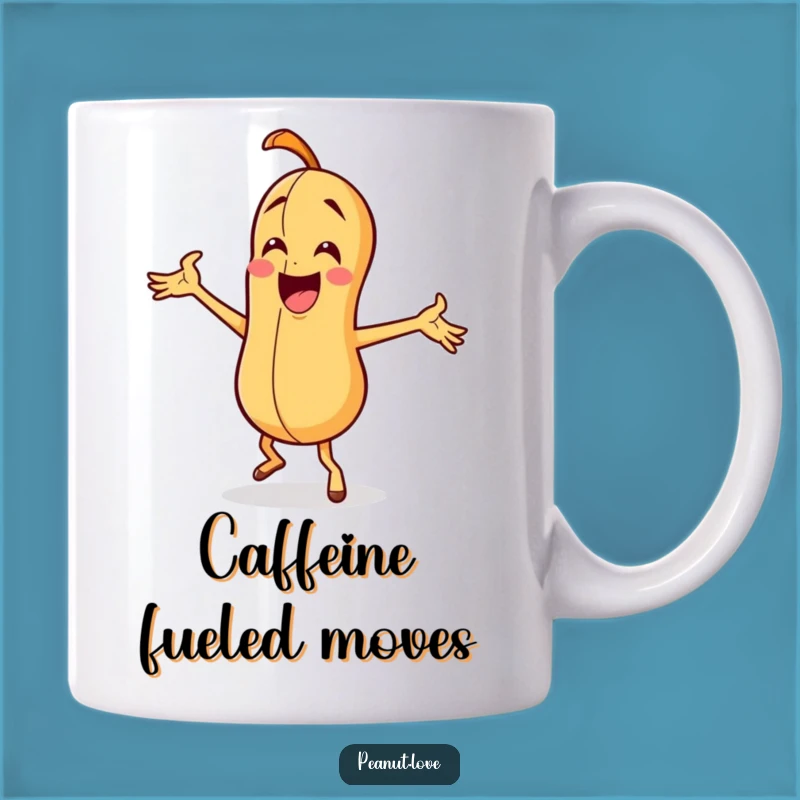 Funny Dancing Peanut Mug - Hilarious Character Moves Gift