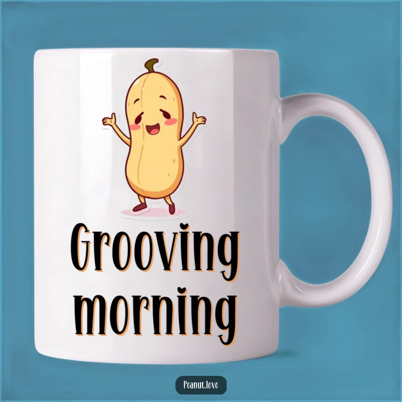Funny Dancing Peanut Mug - Get Your Groove On Hilariously!