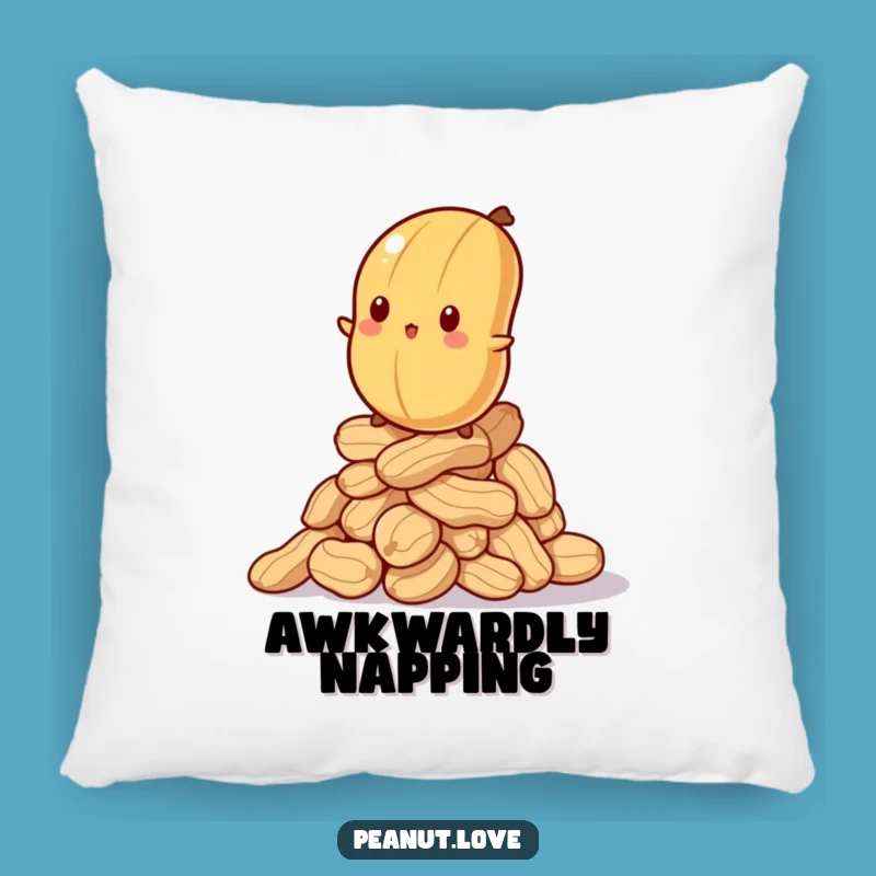 Funny Wobbly Peanut Pillow: Cozy Balancing Cushion, Decorative & Hilarious, Great Funny Gift