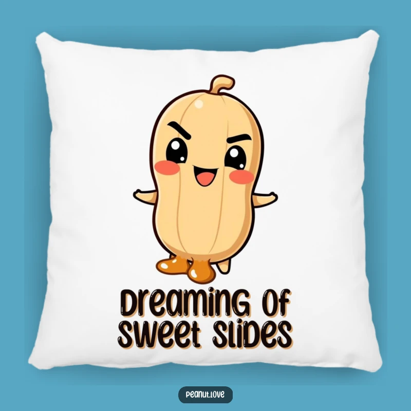 Comforting Adventure Funny Pillow - Caramel Peanut