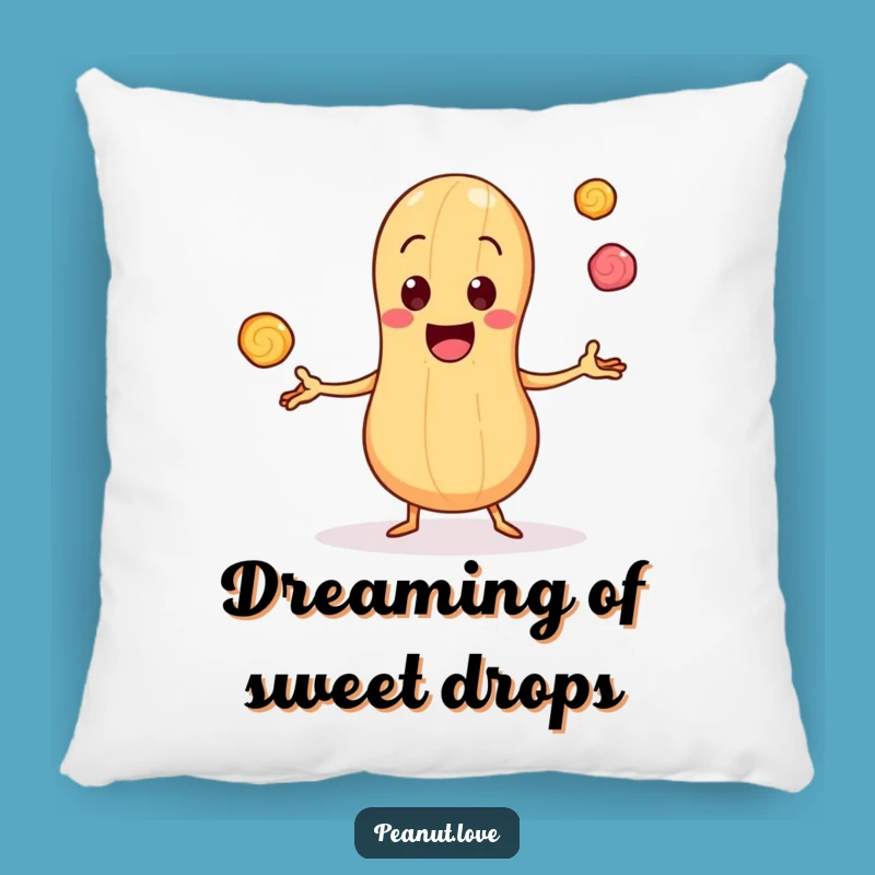 Comforting Candy Funny Pillow - Peanut Juggler