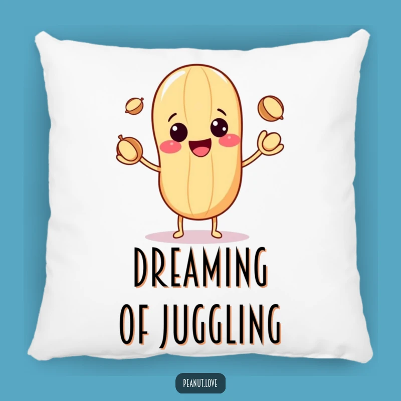Funny Kawaii Peanut Juggler Pillow: Comfy Cuteness, Best Funny Gift
