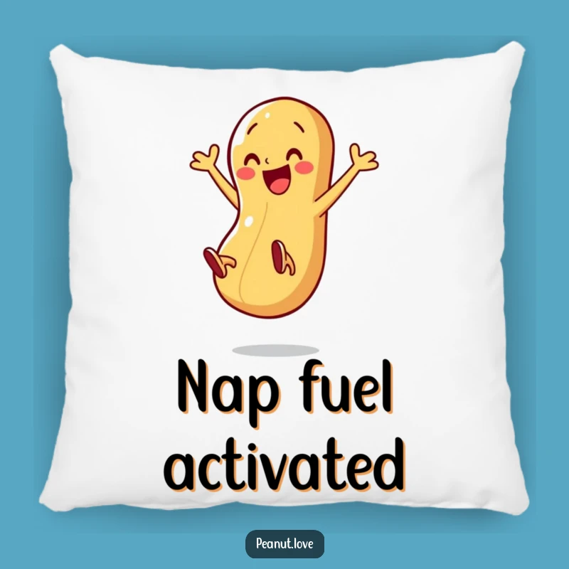 Funny Peanut Comfort Pillow: Energetic Character Cushion for Joyful Slumber