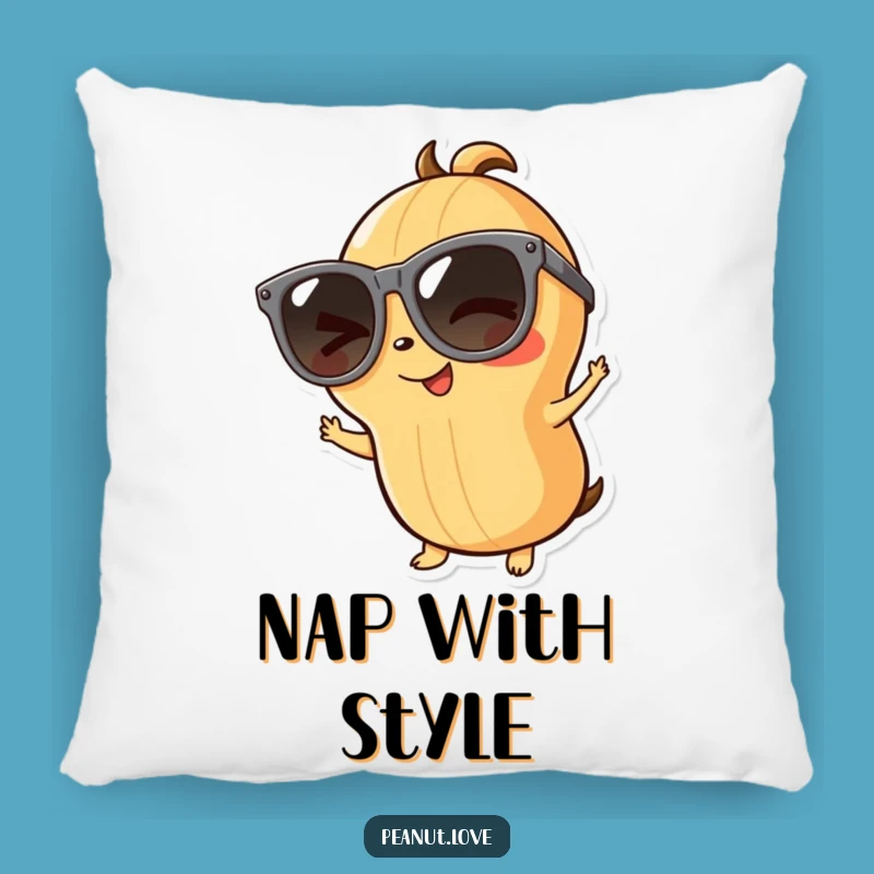 Funny Playful Peanut Pillow - Cool Comfort: A Snuggly Funny Gift