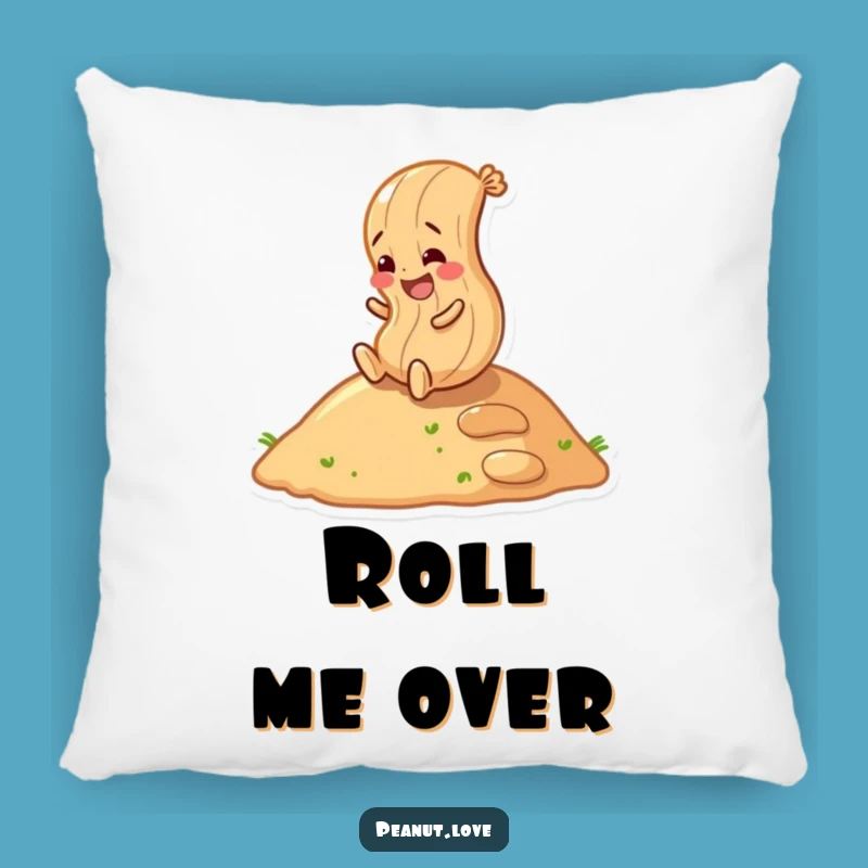 Funny Rolling Peanut Pillow: Soft Comfort, Joyful Humor, Adorable Funny Gift