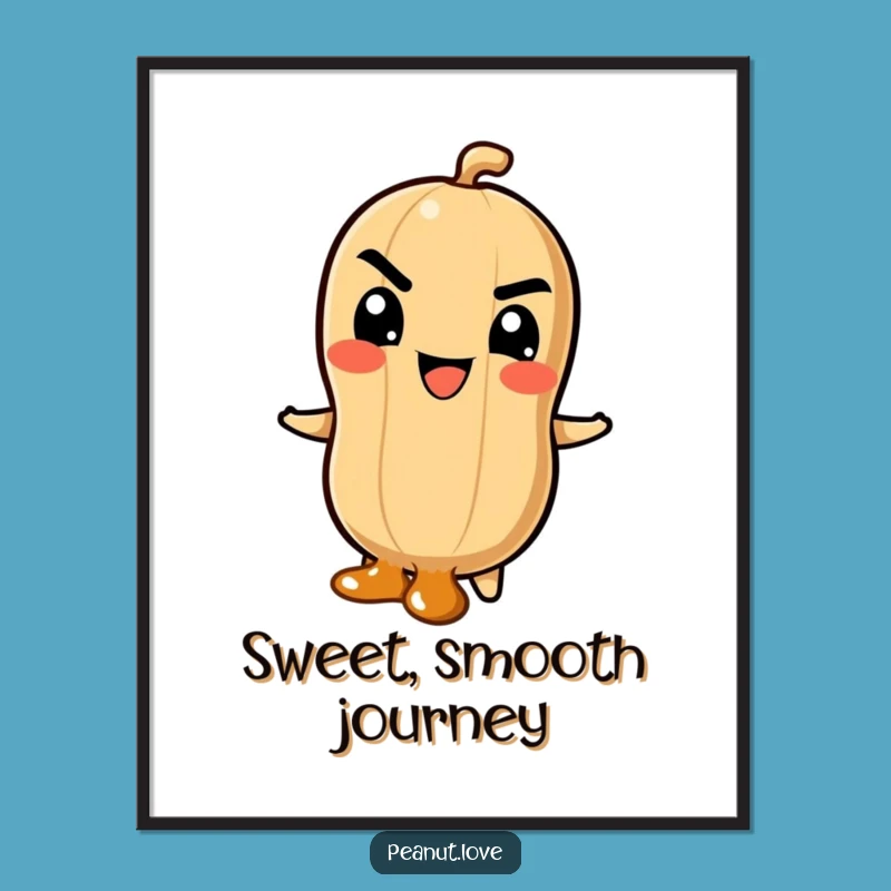 Sweet Thrills Funny Digital Print - Caramel Peanut Art