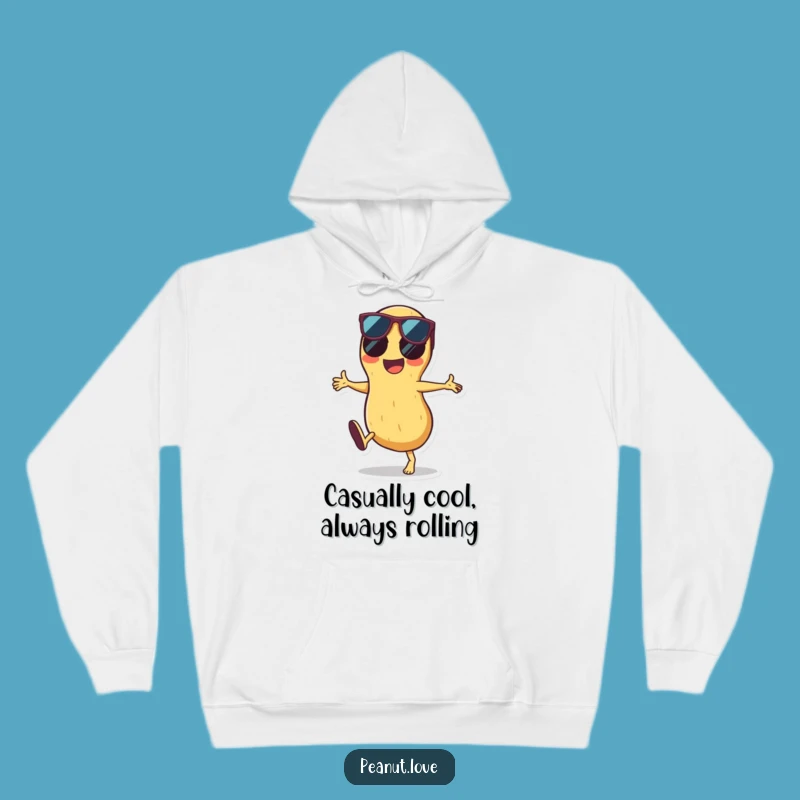 Funny Peanut Cartwheel Hoodie: Stay Cozy with this Hilarious Sunglasses Design