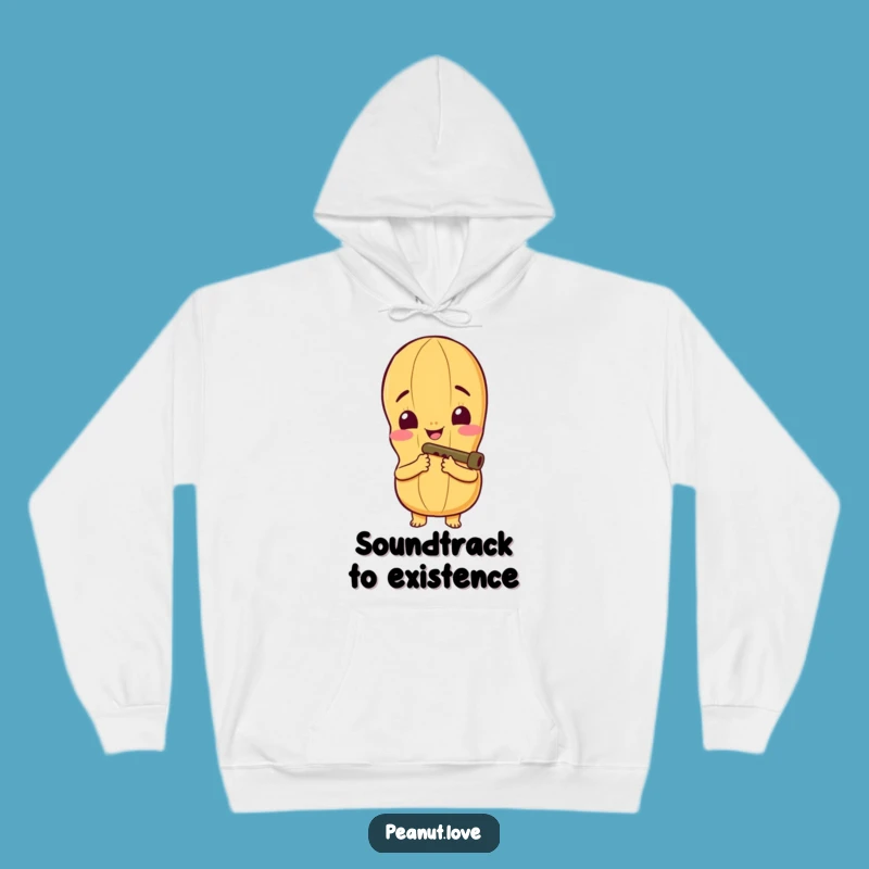 Cozy Concert Funny Hoodie - Peanut Kazoo Player