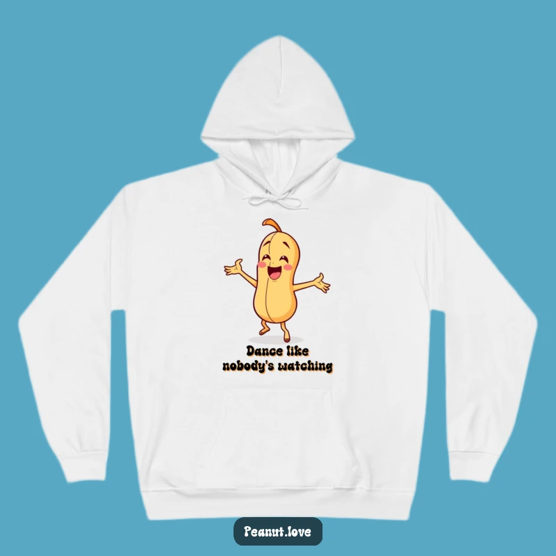 Funny Dancing Peanut Hoodie - Cozy Up with Silly Moves
