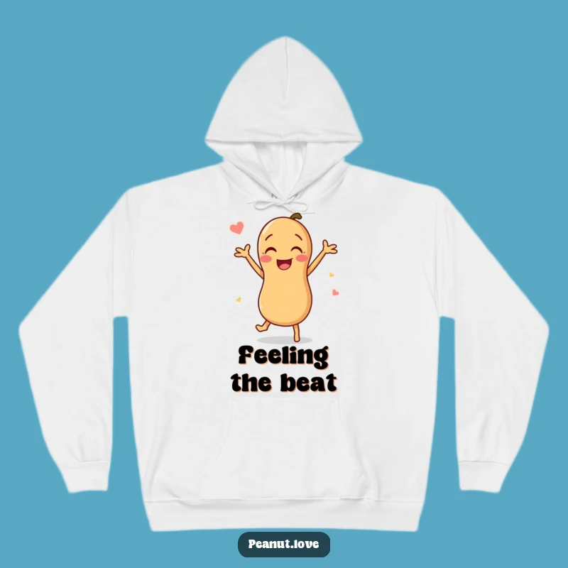 Funny Peanut Dance Hoodie: Cozy Grooves - Your Go-To Funny Gift for Relaxing!