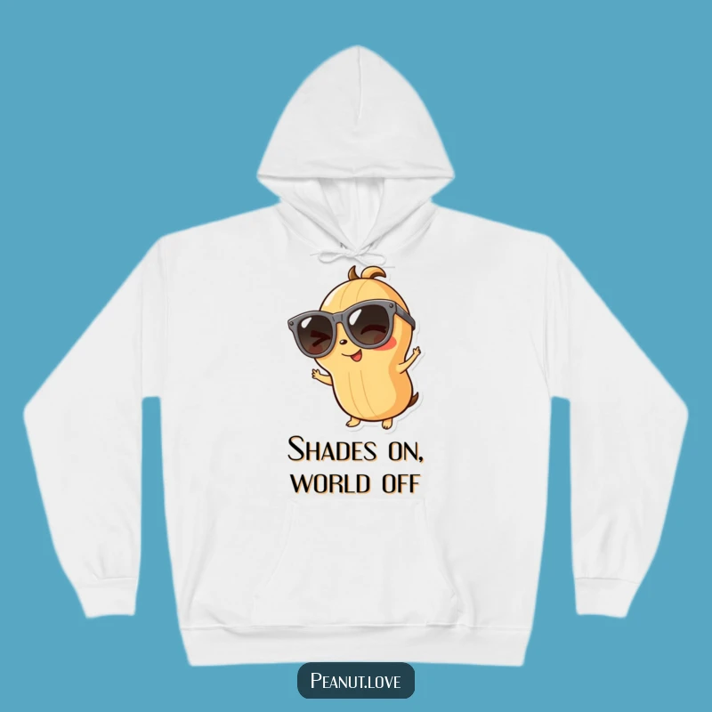 Funny Playful Peanut Hoodie - Stay Cool and Cozy: A Swanky Funny Gift