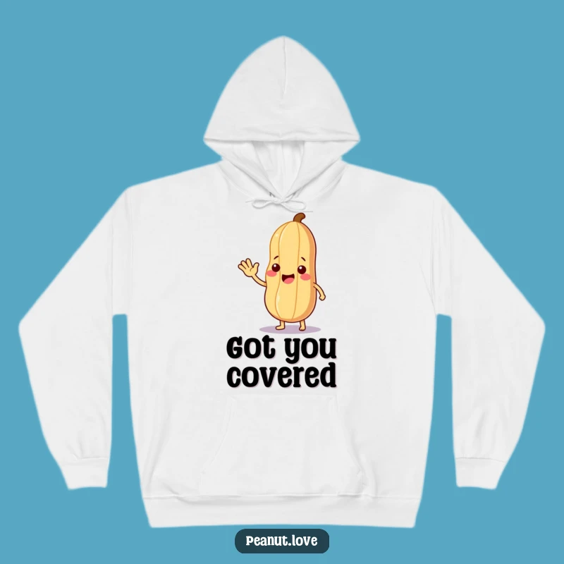 Funny Kind Peanut Hoodie: Cozy Nutty Apparel for Warm Hugs