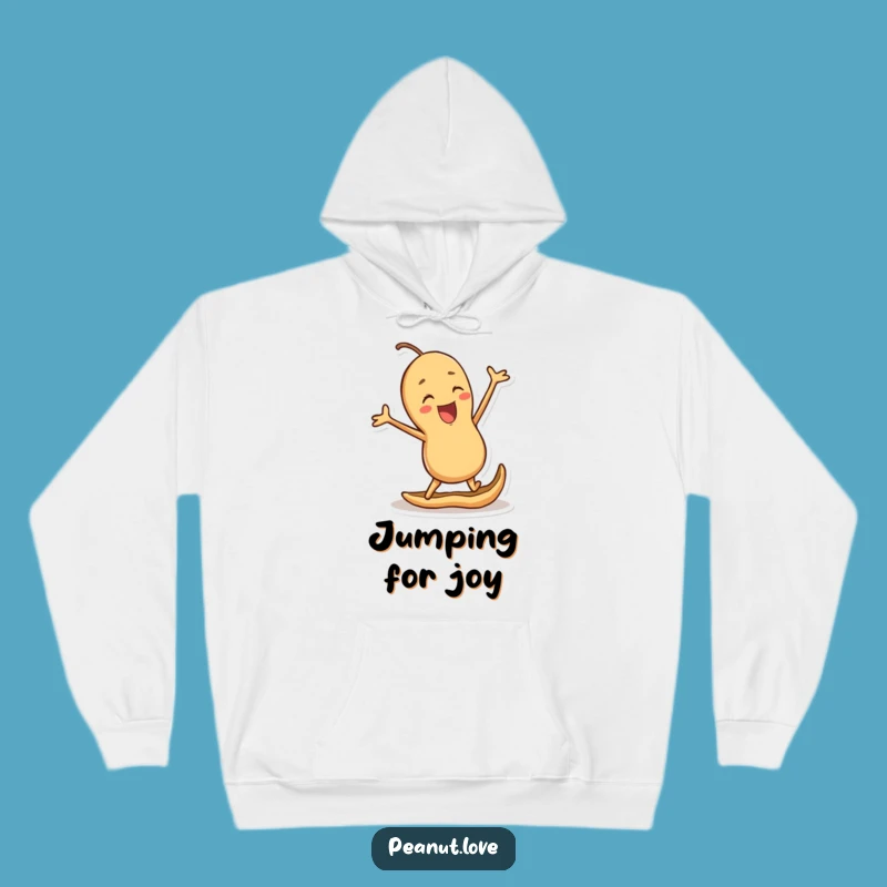 Funny Joyful Peanut Hoodie: Cozy and Hilarious Apparel for Happy Vibes