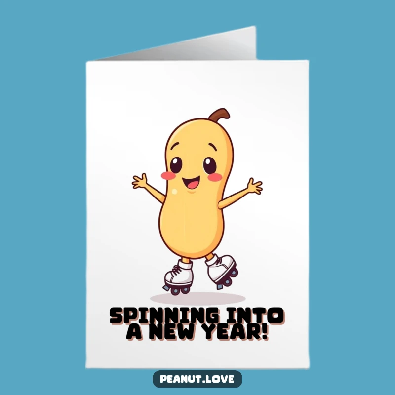 Free Printable Birthday Card: Peanut Skater Funny Birthday Card