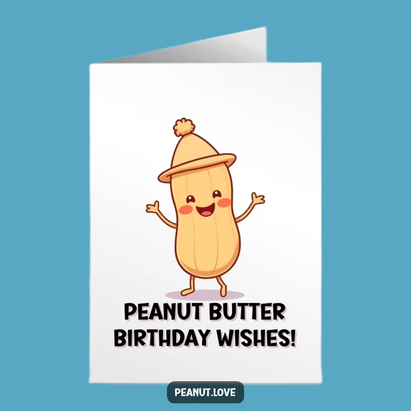Free Printable Peanut Jig Birthday Card - Nutty Downloadable Fun!