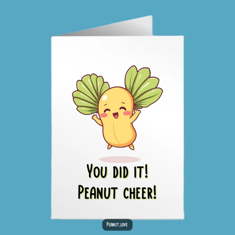 Hilarious Free Printable Congrats Card: Peanut Flight, Downloadable Success Gift