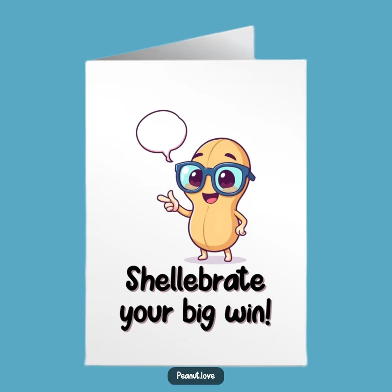 Free Printable Congrats Card: Peanut's Big Idea, Clever Downloadable Gift!