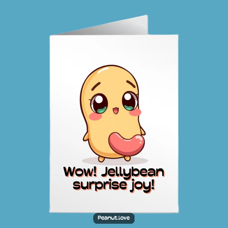 Unexpected Free Printable Congrats Card: Jellybean Surprise Peanut, Downloadable Joy