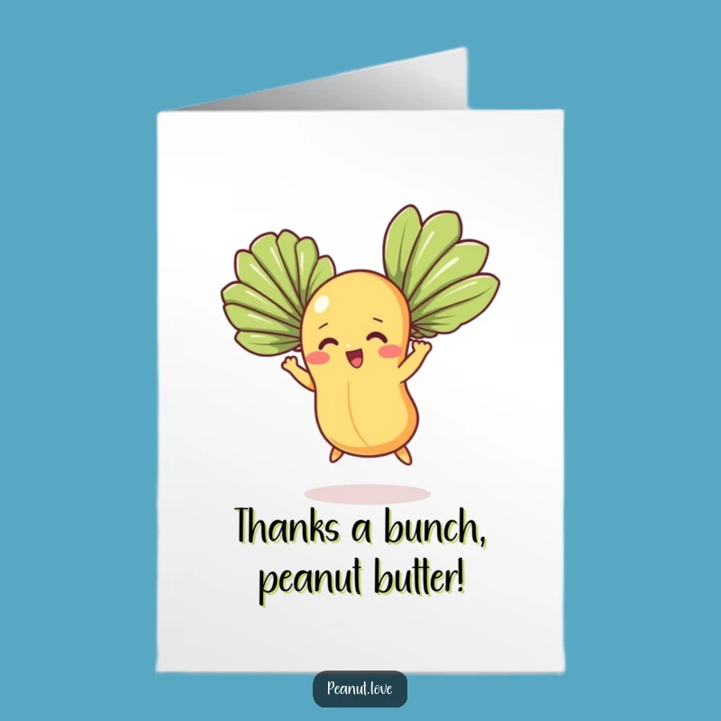Humorous Free Printable Thank You Card: Peanut Pilot, Downloadable Appreciation Gift