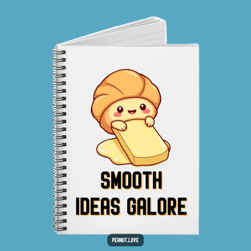 Funny Croissant Slide Notebook: Pastry Notes, Hilarious Journal