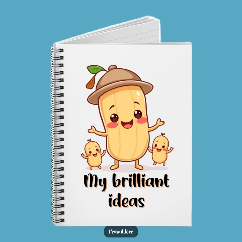Funny Peanut Juggler Notebook - Whimsical Journal, Perfect Gift for Note-Takers