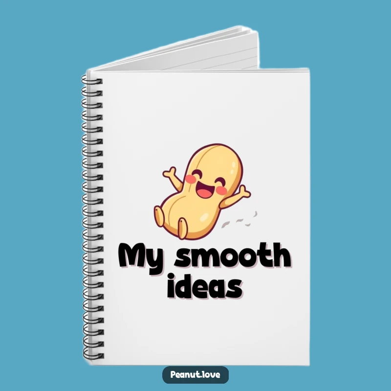 Funny Peanut Slider Notebook: Jot Down Ideas with Speed, Fun Gift