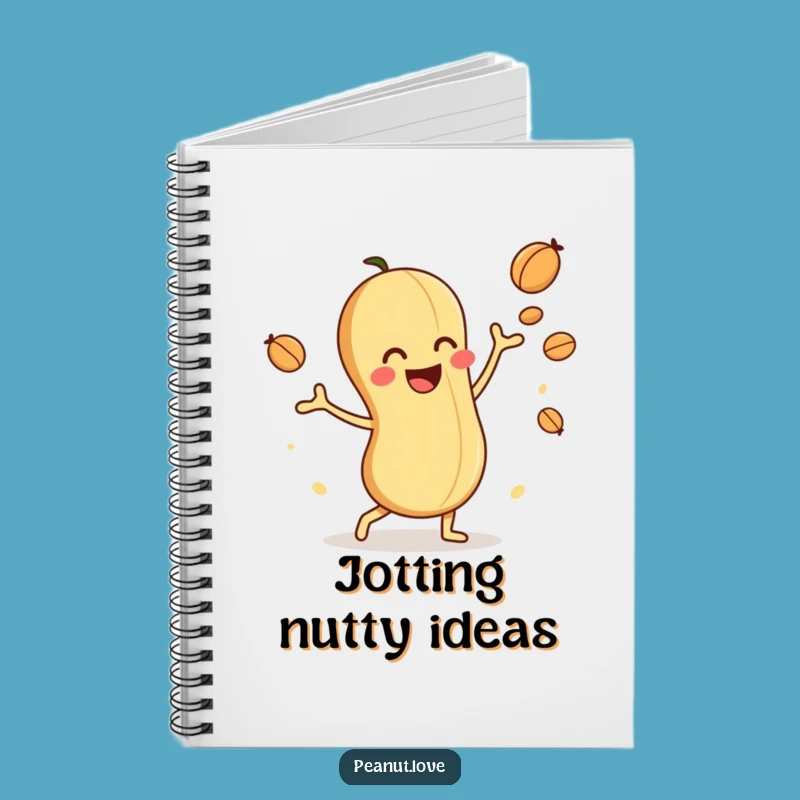 Funny Peanut Juggler Notebook: Hilarious Journal for Playful Ideas and Notes