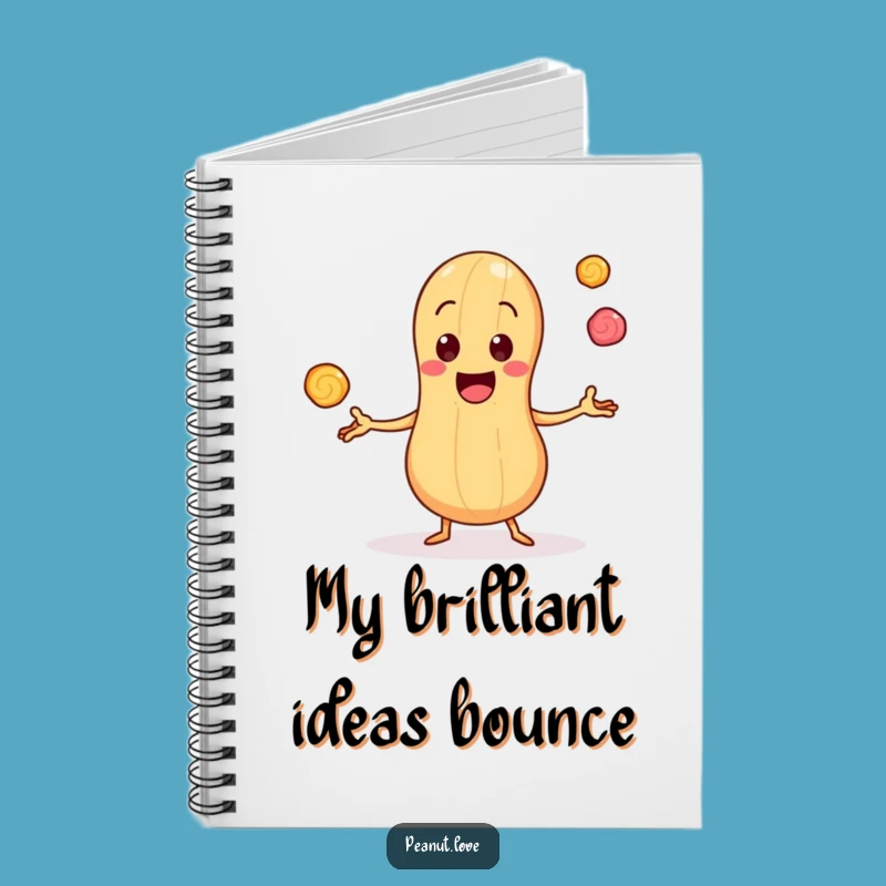 Sweet Ideas Funny Notebook - Peanut Juggler Journal