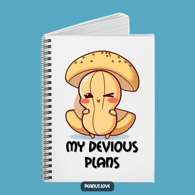 Funny Peanut Hide Notebook: Mischievous Ideas - Your Go-To Funny Gift for Note-Taking!