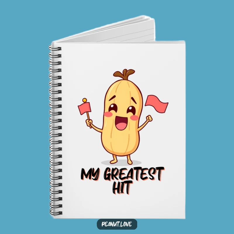 Funny Excited Peanut Notebook - Plan Your Next Celebration Hilariously