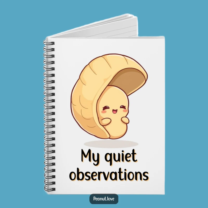 Funny Shy Peanut Notebook: Giggle Journal, Write Secretly, Ideal Funny Gift