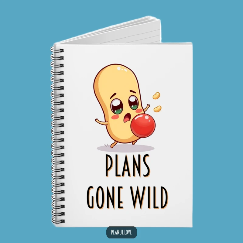 Funny Surprised Peanut Notebook - Jot Down Your Escapes: A Creative Funny Gift