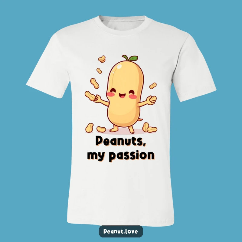 Funny Kawaii Peanut Juggling Tee - Wear Your Hilarious Hobby