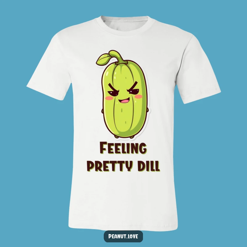 Funny Winking Pickle Tee: Wear This Sassy Veggie with Pride