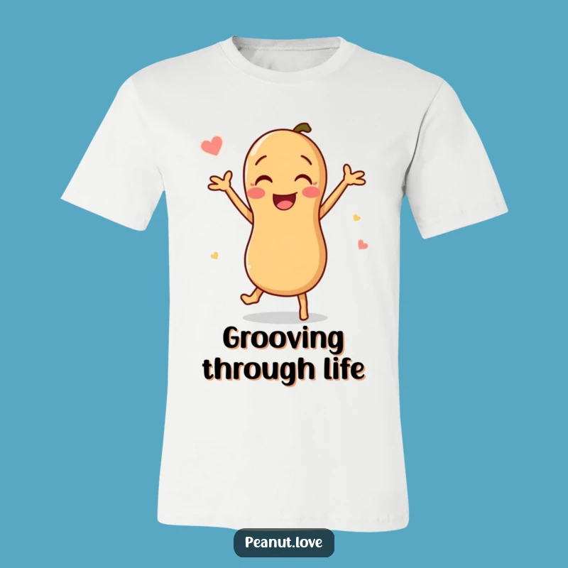 Funny Peanut Dance T-Shirt: Joyful Groover - Hilarious Funny Gift for Party Starters!