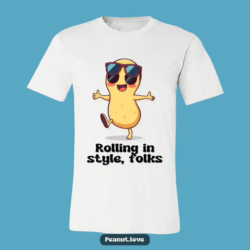 Funny Peanut Sunglasses Cartwheel T-Shirt: Hilarious Graphic Tee for Every Occasion